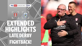 LATE DERBY FIGHTBACK  Rotherham United v Huddersfield Town extended highlights [upl. by Shelba473]