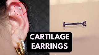 How To Remove and Insert Cartilage EarringLabret UPDATED 2022 [upl. by Asyen]