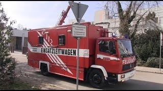 Gefahrguteinsatz in Grundschule ELW 2 Berufsfeuerwehr Pforzheim Mit Alarmtafel [upl. by Ojimmas208]