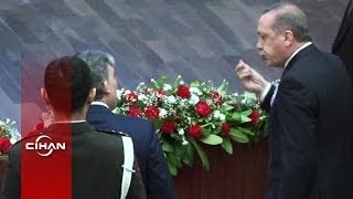 Feyzioğluna kızan Başbakan Erdoğan salonu terketti [upl. by Anitneuq]