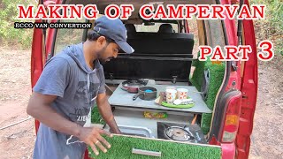 camping van making hindi PART 3micro campervan modified maruti eeco india kerala [upl. by Dafna]