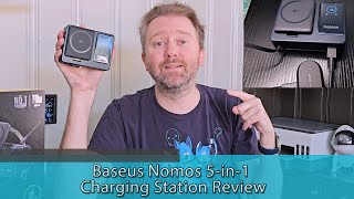 Baseus Nomos 5in1 Charging Station Review  Best MultiDevice Charger for Your Desk Setup [upl. by Ecneps]