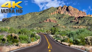 35 Hours of Southern Arizona Scenic Desert Mountain Driving 4K  Salt River Canyon amp Devils Canyon [upl. by Bonneau792]