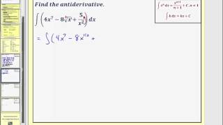 Introduction to Antiderivatives and Indefinite Integration No Trig [upl. by Hairahcez750]