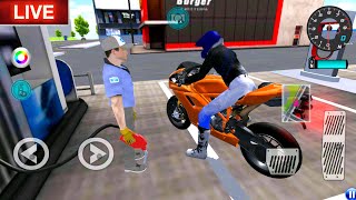 ✅3D Driving Class Simulator Bullet Train Vs Motorbike  Bike Driving Game  Android Gameplay [upl. by Irrahs]