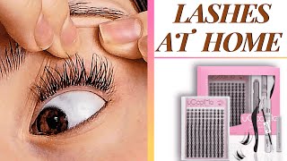 Esthetician Tests VIRAL DIY LASH EXTENSIONS from ALIBABA [upl. by Candice245]