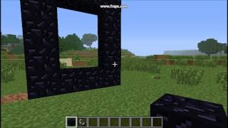 TUTO Minecraft  Comment Faire Un Portail Vers Le Nether [upl. by Uhej]