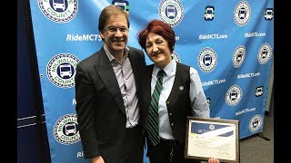 MCTS Driver Irena Ivic Honored for Rescuing Baby from Freeway Overpass [upl. by Ornie]