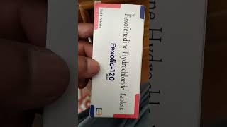 Tab Fexofic 120 mg Fexofenadine Hcl 120 mg [upl. by Eissac111]