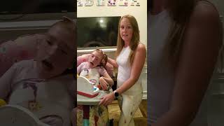 My daughter Isabella with MowatWilson Syndrome disability trending youtubeshorts fy fypシ [upl. by Dorcus]