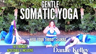 Gentle Somatic Yoga  Heal The Throat Chakra Release your neck and shoulder tension [upl. by Appleton]