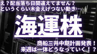 【海運株】えげつない動き…商船三井中期計画発表で今後どうなる？海運株 日本郵船 商船三井 川崎汽船 [upl. by Holcman]