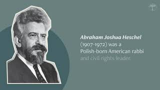 Abraham Joshua Heschel A Life of Radical Amazement [upl. by Sansone]