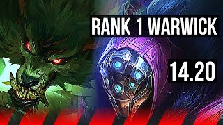 WARWICK vs JAX TOP  Rank 1 Warwick  EUW Master  1420 [upl. by Grath]