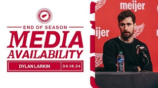 Dylan Larkin 202324 Detroit Red Wings End of Season Media [upl. by Emmuela]