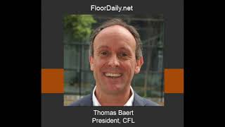 FloorDailynet Thomas Baert Discusses the Domotex Germany Expo and CFLs Sustainability Award [upl. by Ivzt]