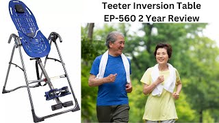 TEETER EP560 INVERSION TABLE 2 YEAR REVIEW 🤸🏻‍♀️ inversiontable teeterinversion productreviews [upl. by Anrol485]