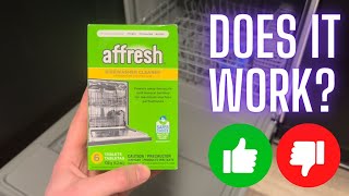 Does Affresh Dishwasher Cleaner ACTUALLY work Review [upl. by Inah917]