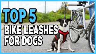 Best Bike Leashes For Dogs  Top 5 Dog Bike Leash For Bike Riding [upl. by Lemar]