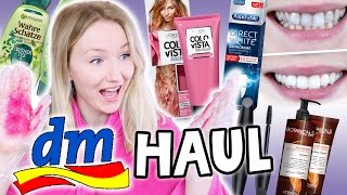 DM HAUL  KRASSE LIVE TESTS ICH FÄRBE MEINE HAARE PINK TheBeauty2go [upl. by Anirat]