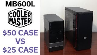 50 Case vs 25 Case  Cooler Master MB600L  Review [upl. by Ideih752]