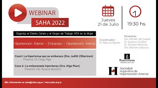 Webinar Hipertensión Arterial  Embarazo  Hipertensión Arterial [upl. by Sucramad]