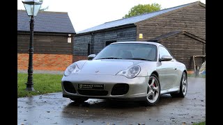 2002 Porsche 996 Carrera 4S Arctic Silver walk around [upl. by Ruttger690]