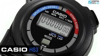 Cronómetro Casio HS3  wwwCompraFacilmx [upl. by Sashenka456]