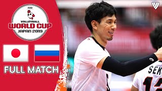 Japan 🆚 Russia  Full Match  Men’s Volleyball World Cup 2019 [upl. by Aryt]