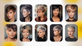 70 Elegant short Hairstyle for women  pixie haircut 😍🤩 [upl. by Norb]