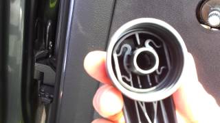 VW Touran How to remove manual window winder handle crank from VW Touran [upl. by Legnaros573]