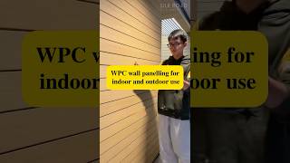 WPC wall panelling for indoor and outdoor use fencecontractorprivacyfence wpcproducts diy [upl. by Sweatt]