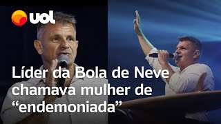 Bola de Neve áudio e vídeo mostram apóstolo Rina chamando esposa Denise de endemoniada e louca [upl. by Lunt278]