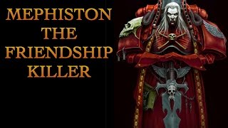 40 Facts amp Lore on Mephiston of the Blood Angels Warhammer 40k [upl. by Sothena]