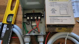 60 Amp NonFusible Metallic AC Disconnect [upl. by Aner]