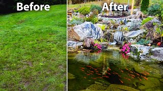 I Turned my Grass Yard into a Water Garden Oasis [upl. by Zollie]