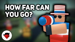 How Far Can You Go with ONLY Patrioteer  Tower Battles ROBLOX [upl. by Colline672]