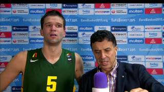 Mantas Kalnietis arba prisimenant 2015 m EuroBasket [upl. by Yve520]