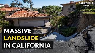 Massive Landslide in California Threatening Hundreds of Homes  Rancho Palos Verdes [upl. by Gallagher812]