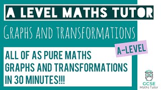 All of Graphs and Transformations in 30 Minutes  Chapter 4  ALevel Pure Maths Revision [upl. by Rhianna518]