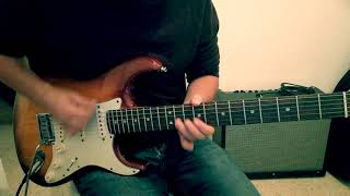 My fathers eyes  Eric Clapton guitar solo cover on Fender Stratocaster American Deluxe [upl. by Nerret]