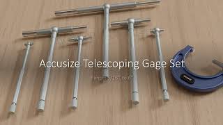 6 pc Set Telescoping Gauges 516quot to 6quot [upl. by Thad]