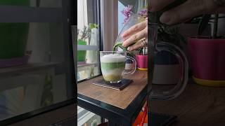 How to Make an Iced Matcha Latte with Oatmilk [upl. by Ernestus]