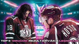 TOP 5  KHL Rīgas quotDinamoquot jauno laiku Rezultatīvākie Leģionāri latvia khl [upl. by Amre433]