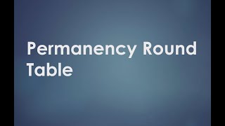 Permanency Round Table Discussions [upl. by Suzette]