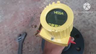 vega 6x radar type level transmitter full instalation [upl. by Qahsi]