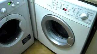 AEG amp Indesit Washing Machine Cottons Programme [upl. by Onaled]