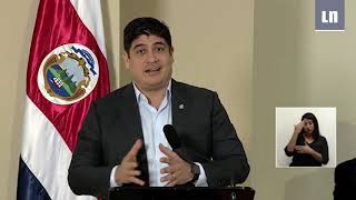 Costa Rica tendrá restricciones por coronavirus de nuevo anuncia el presidente Carlos Alvarado [upl. by Ahsilra]