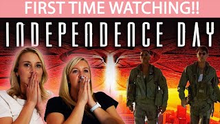 INDEPENDENCE DAY 1996  MOVIE REACTION  FIRST TIME WATCHING [upl. by Herm618]