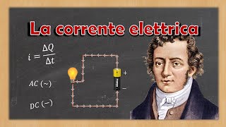 La corrente elettrica generatori di tensione intensità di corrente e verso della corrente [upl. by Ekal]